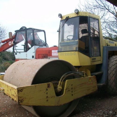 Máquina de rodillos compactadores